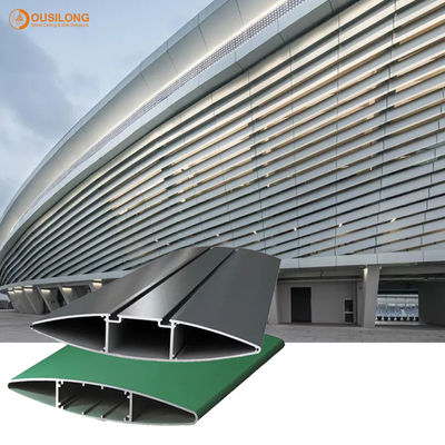 سیستم پانل آلومینیومی دیوار بیرونی با پوشش PVDF / پانل سایه بان آلومینیومی برای ساختمان های تجاری