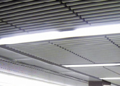 کاشی سقف آشپزخانه لوله گرد آلومینیوم پانل پروفیل آلومینیومی معلق فلزی، قطر 75 میلی متر