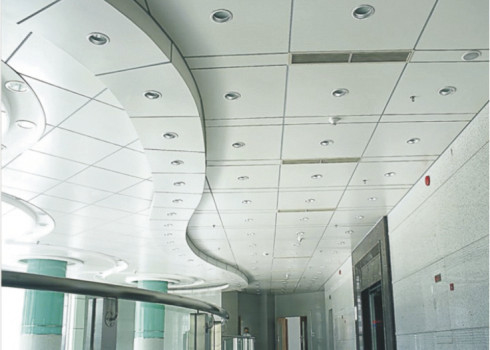 کاشی های سقفی تزئینی آکوستیک معلق 2 x 2 , قلاب مقاوم در برابر آب و هوا روی سقف فلزی